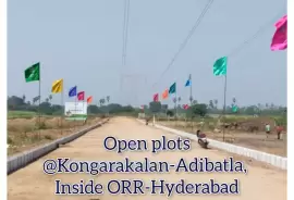 HMDA Approved open plots for sale In Kongarakalan - Adibatla-8500204047, Hyderabad